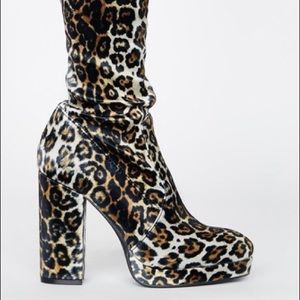 Dolls kills wrath of wifey thigh high boots